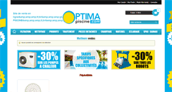 Desktop Screenshot of optima-piscine.com